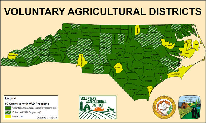 North Carolina Voluntary Agricultural Districts